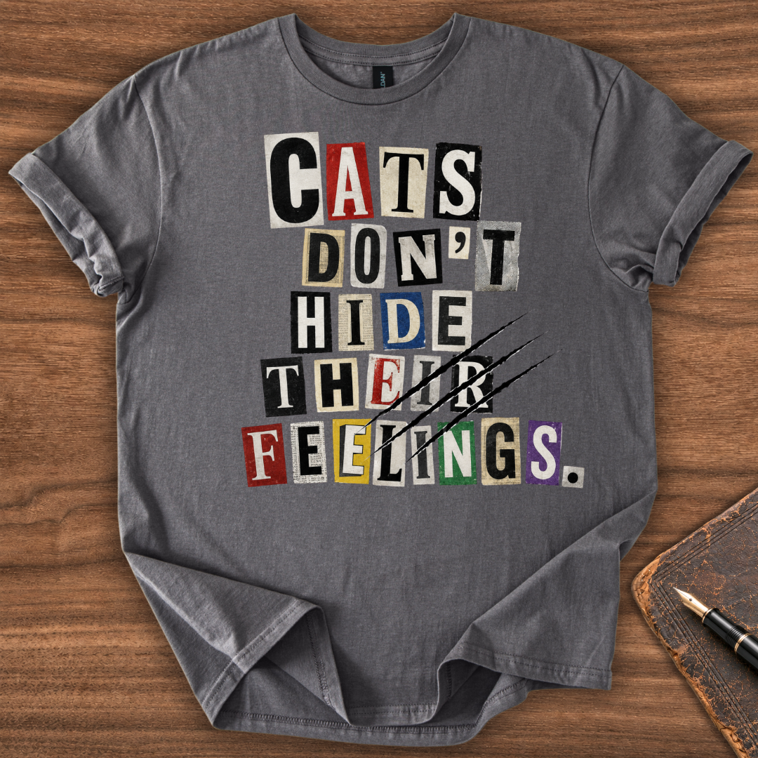 Cats Don't Hide T-Shirt - Image 7