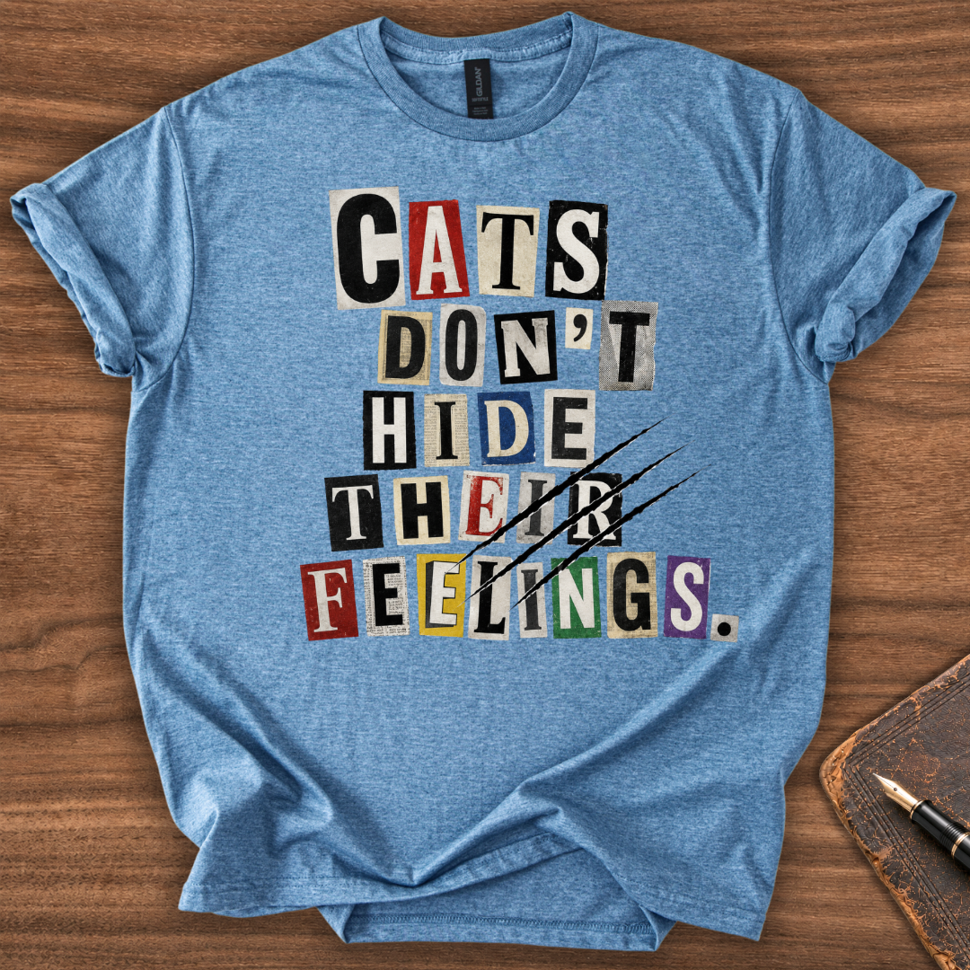 Cats Don't Hide T-Shirt - Image 4