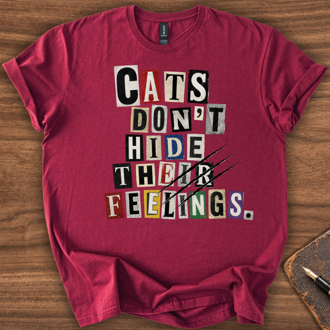 Cats Don't Hide T-Shirt - Image 5