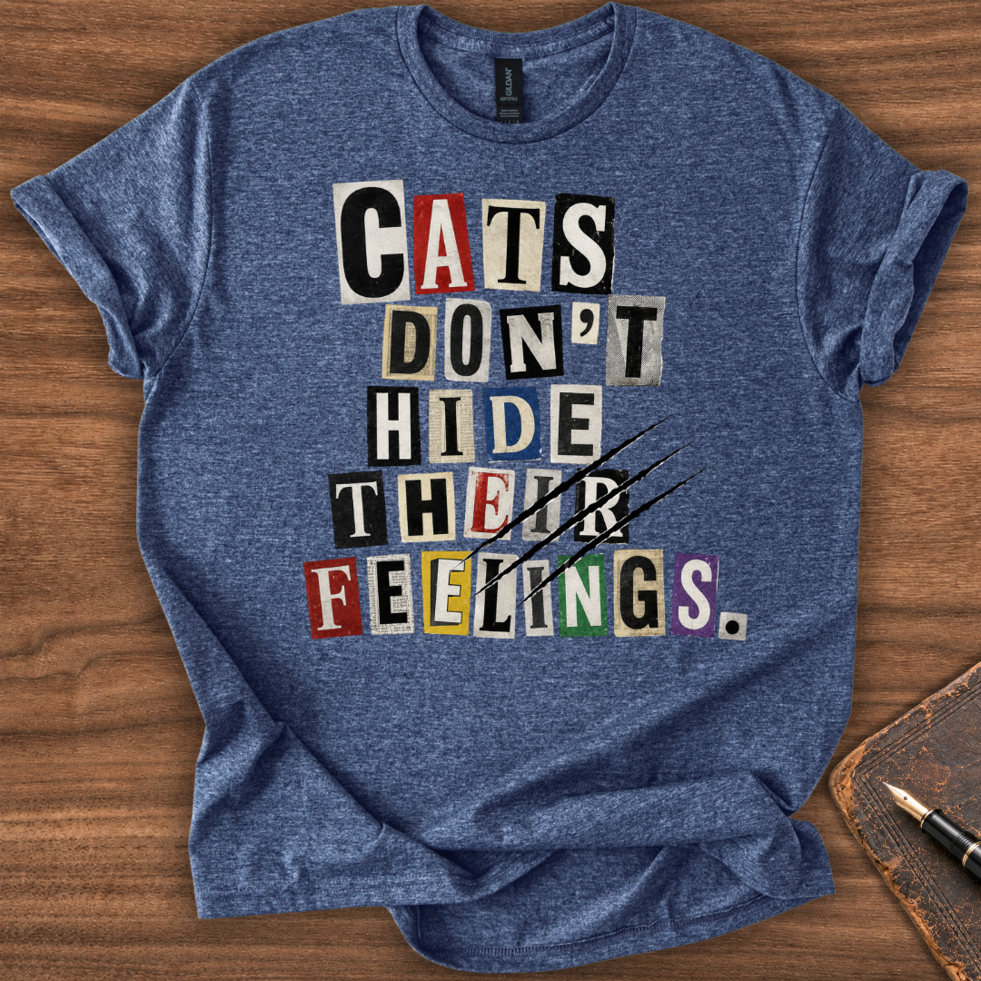 Cats Don't Hide T-Shirt - Image 6
