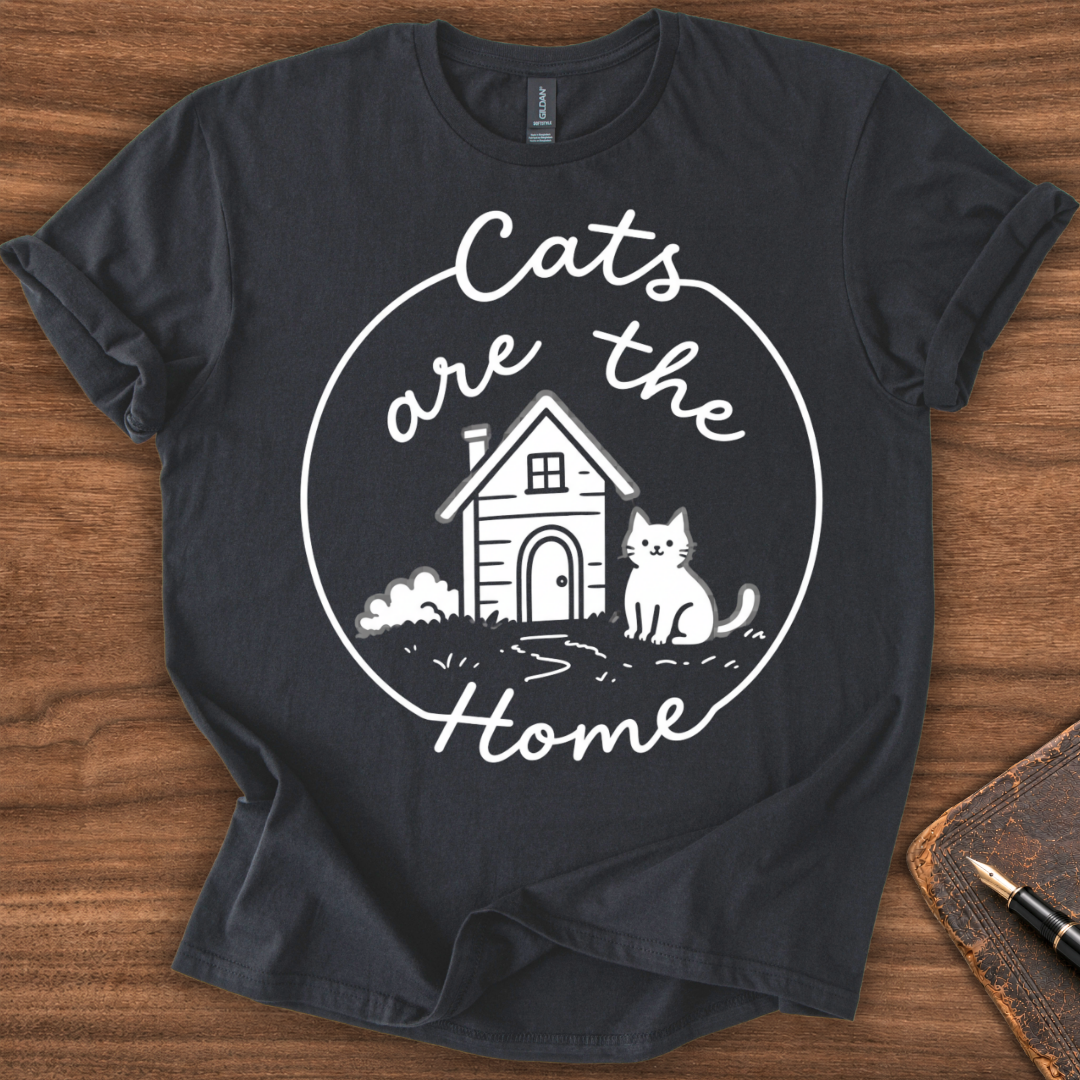 Cats are the Home T-Shirt - Image 2