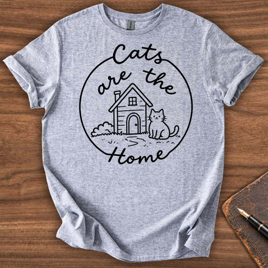 Cats are the Home T-Shirt - Image 4