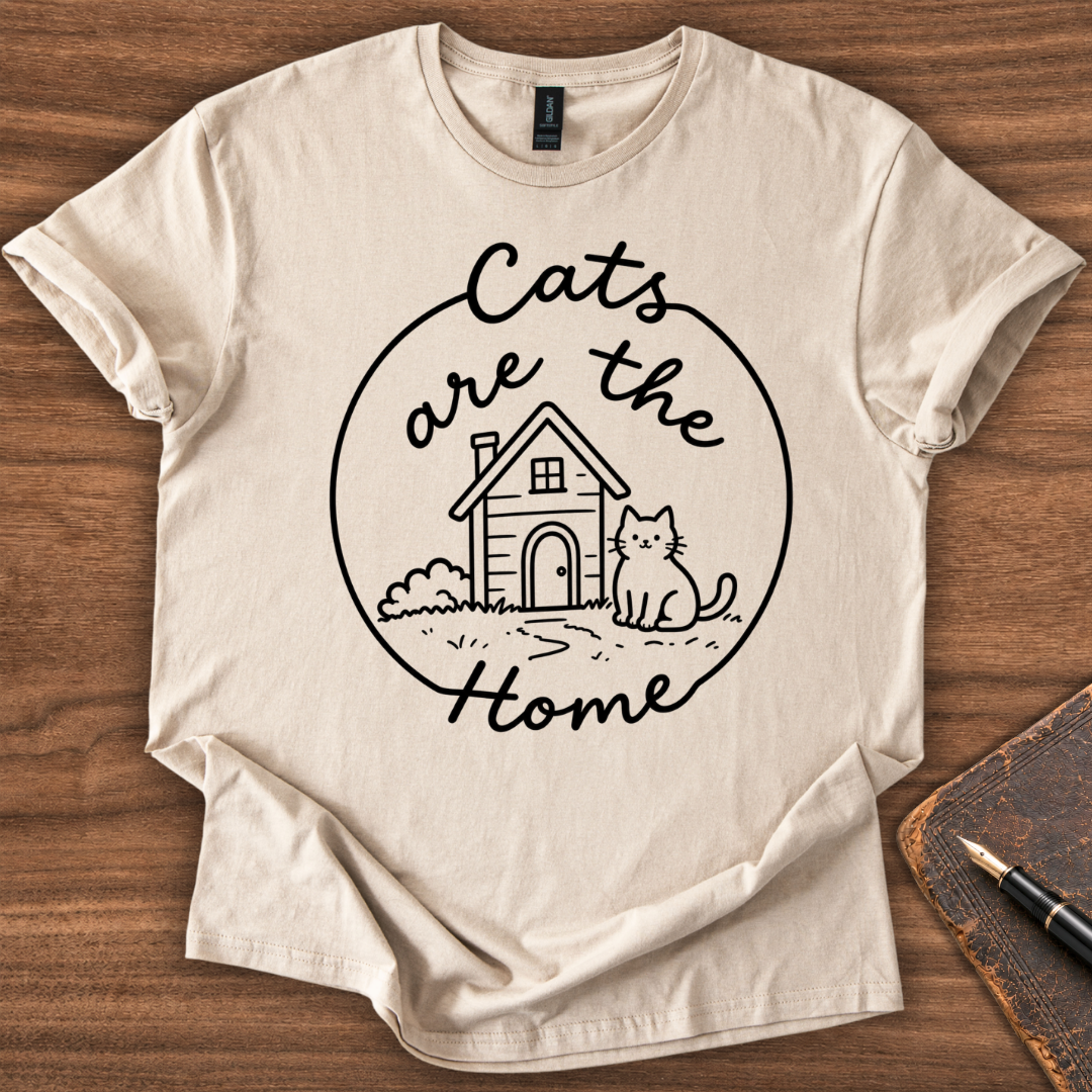 Cats are the Home T-Shirt - Image 3