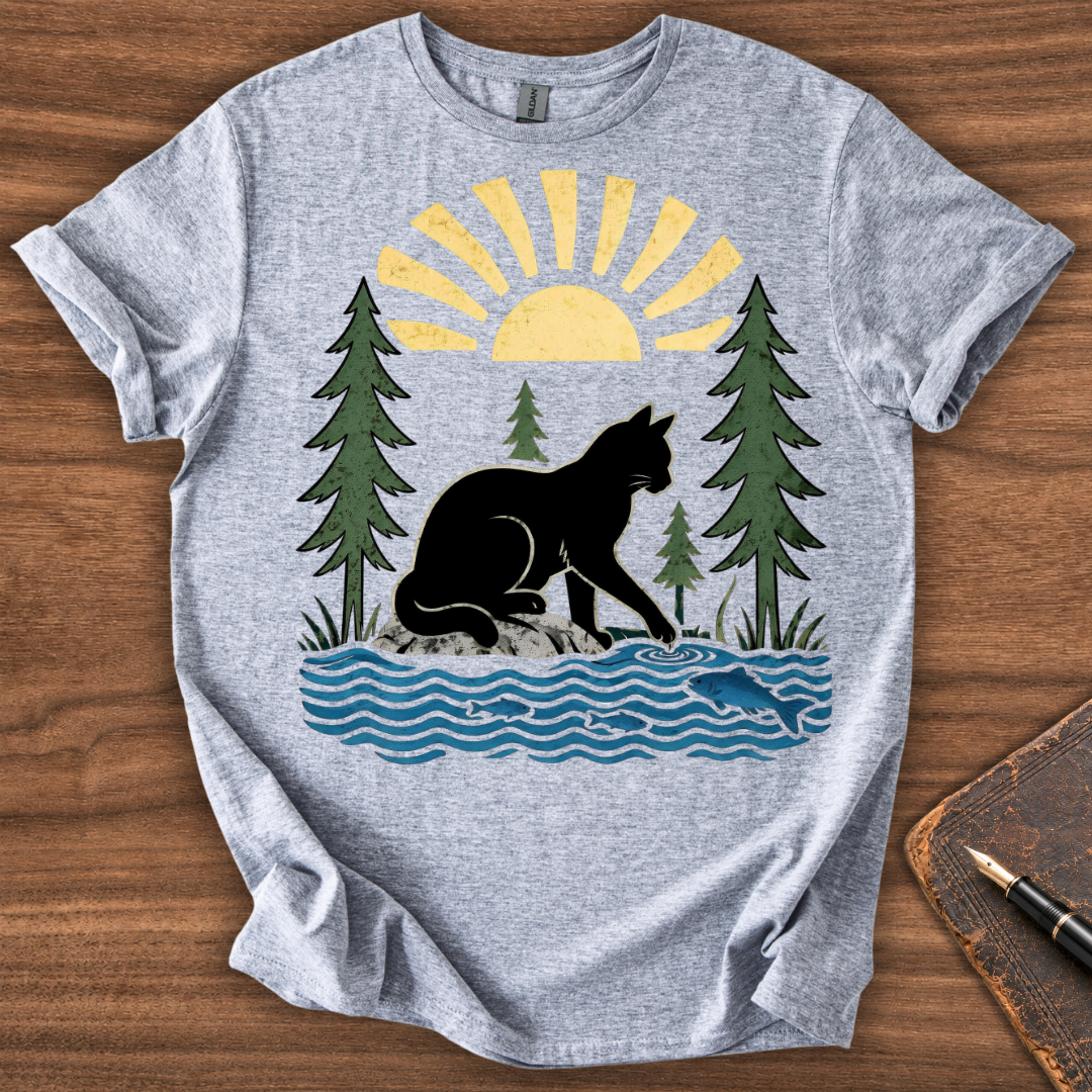 Dawn Patrol Cat T-Shirt - Image 4