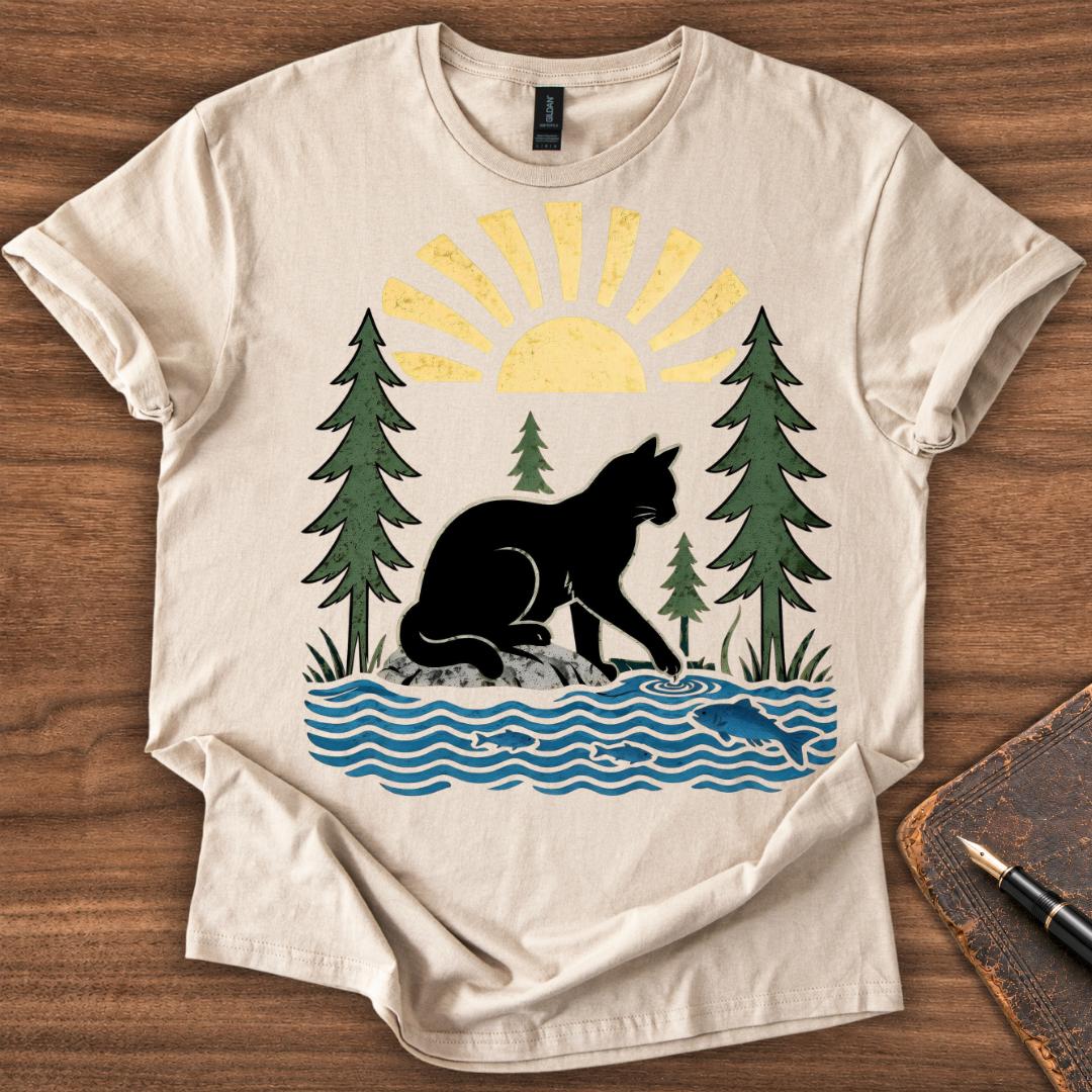 Dawn Patrol Cat T-Shirt - Image 3