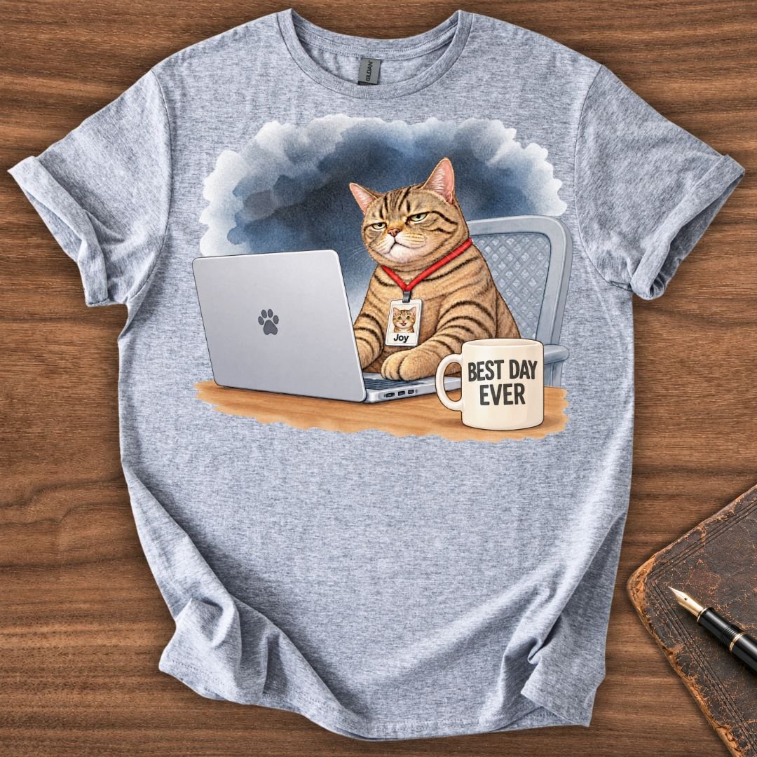 Best Day Ever Cat T-Shirt - Image 3