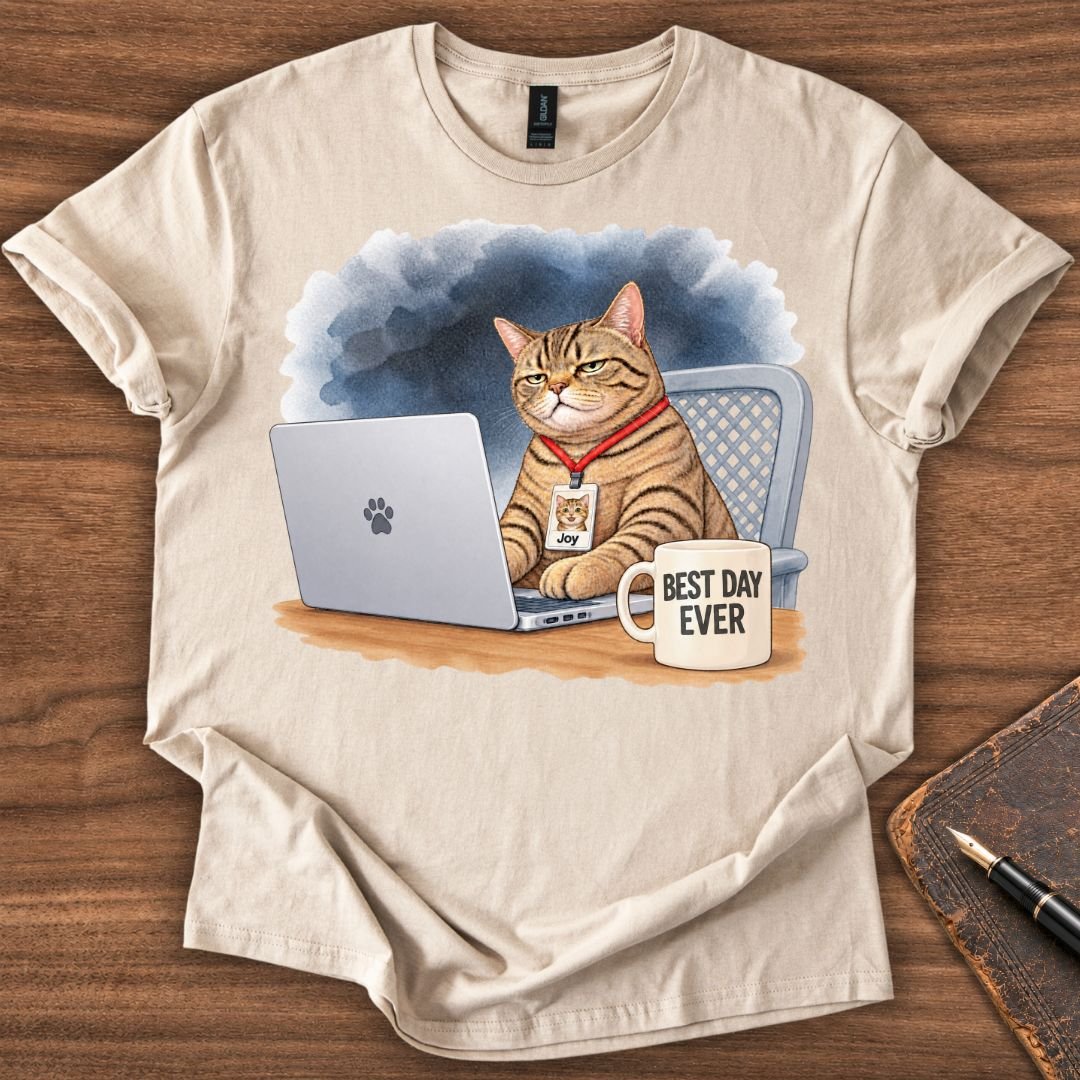 Best Day Ever Cat T-Shirt - Image 2