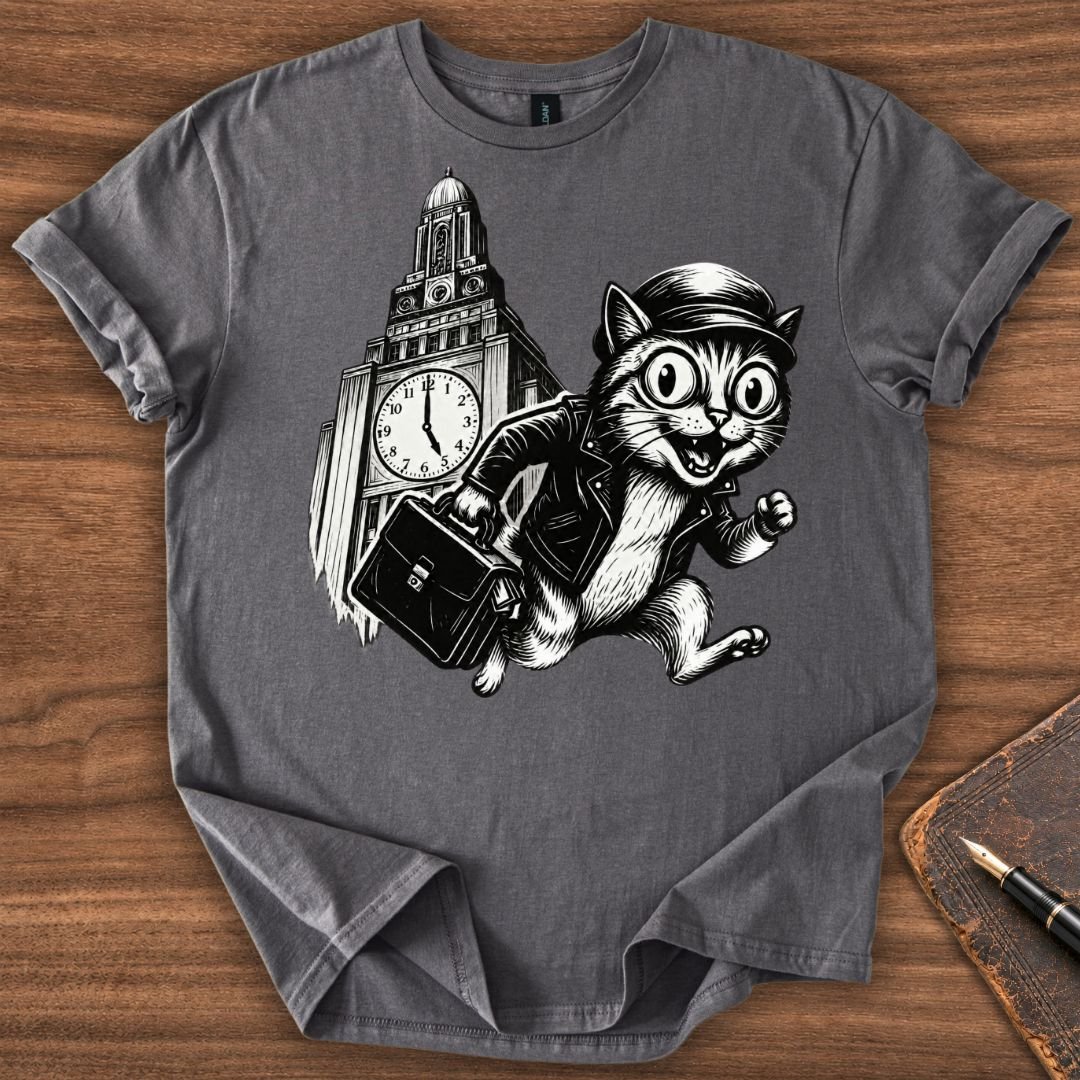 Five O'clock Cat T-Shirt - Image 6