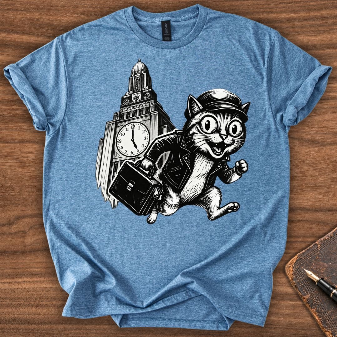 Five O'clock Cat T-Shirt - Image 3