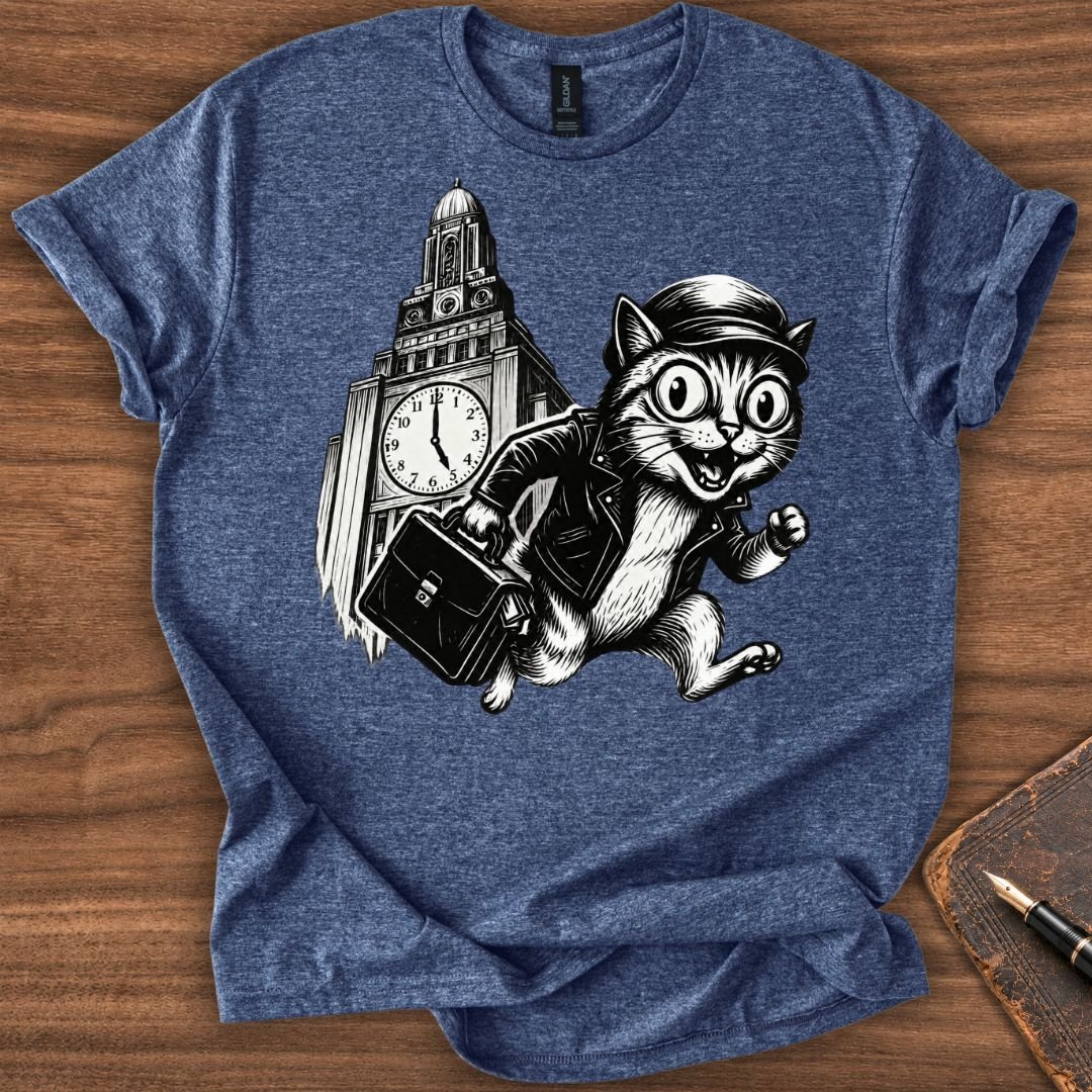 Five O'clock Cat T-Shirt - Image 5
