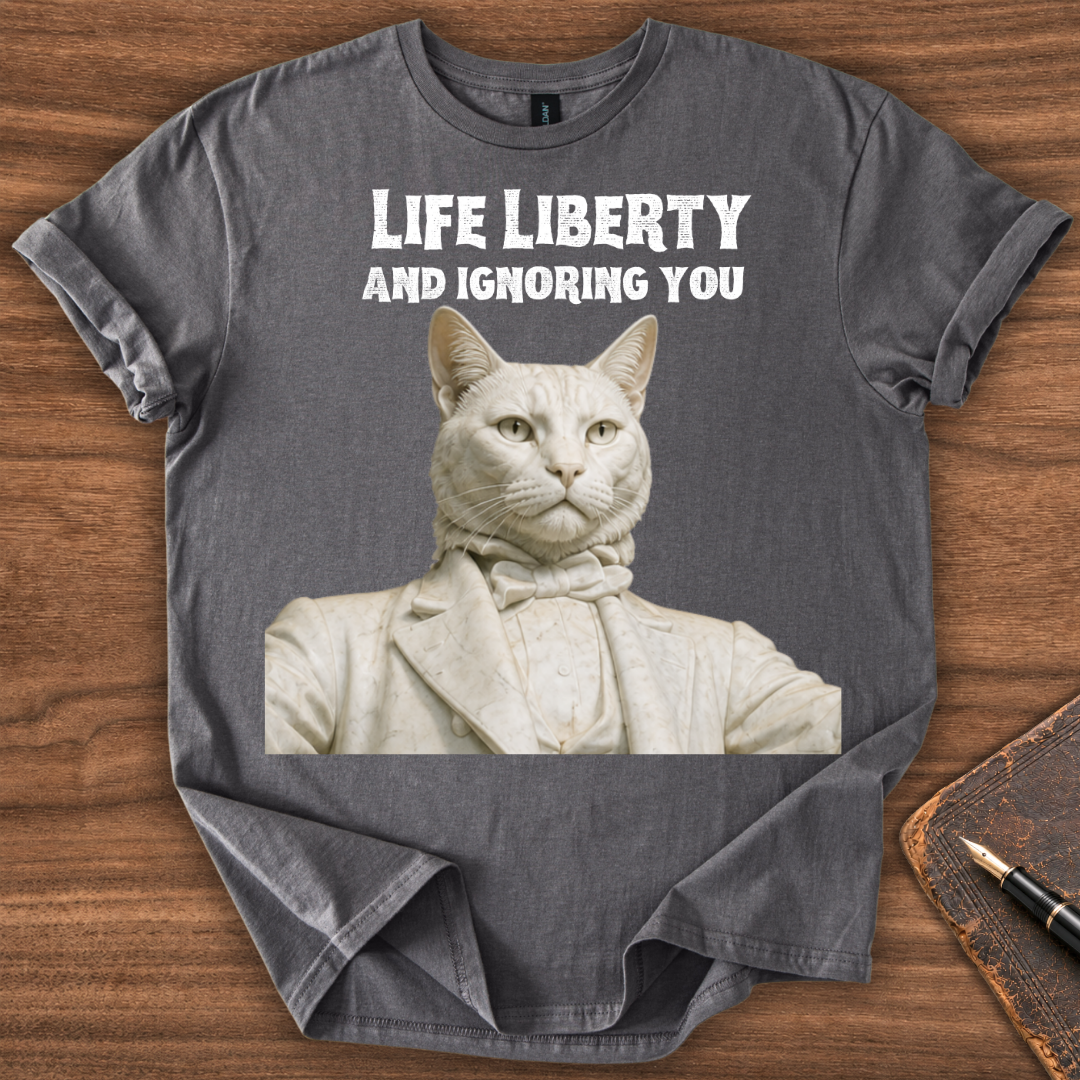 Life Liberty Cat T-Shirt
