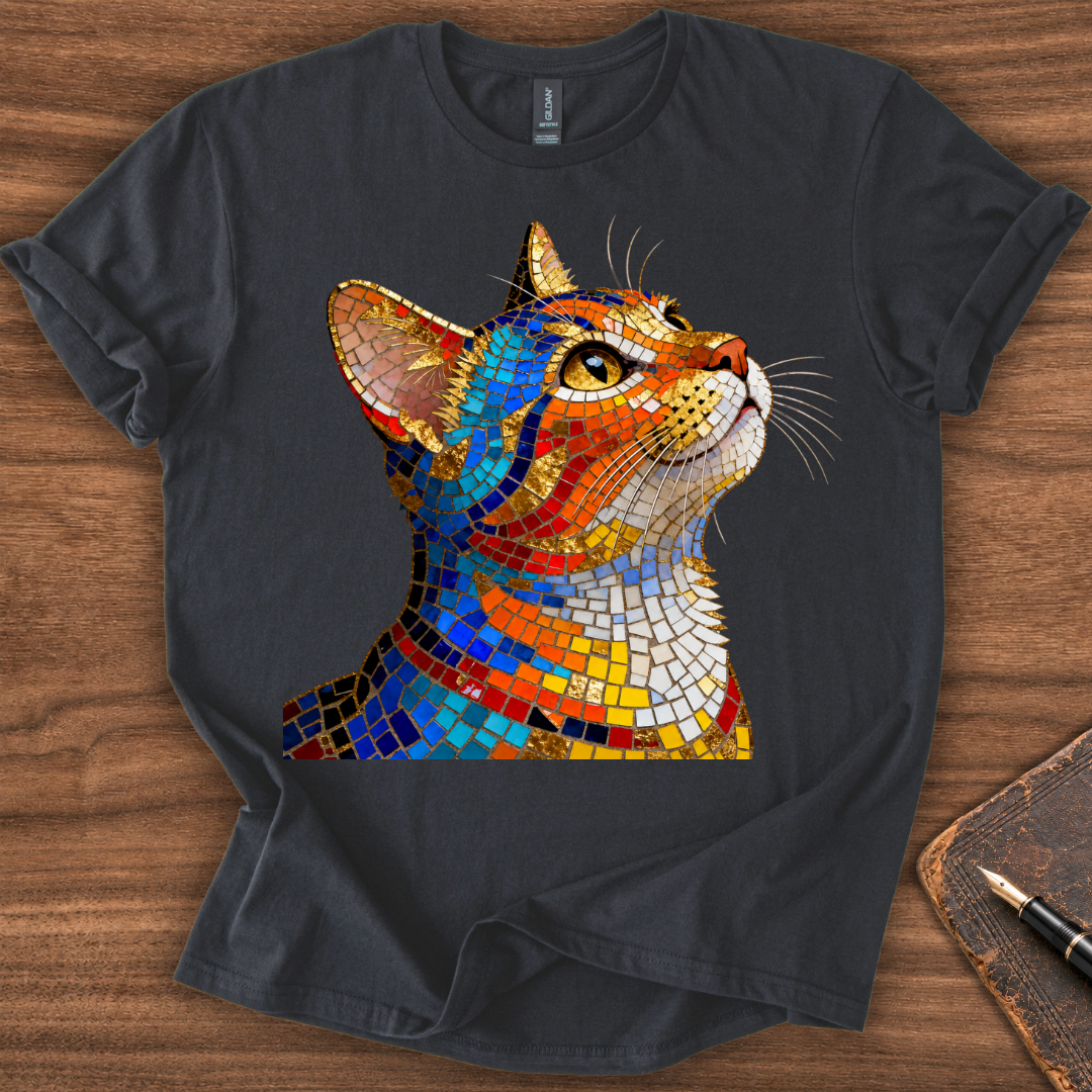 Mosaic Cat T-Shirt - Image 2