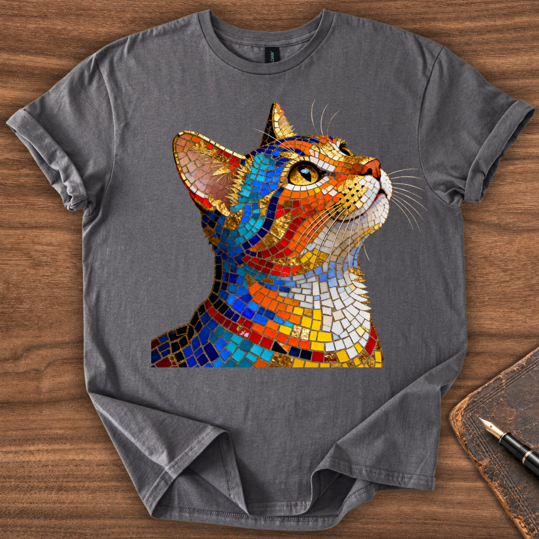 Mosaic Cat T-Shirt - Image 7
