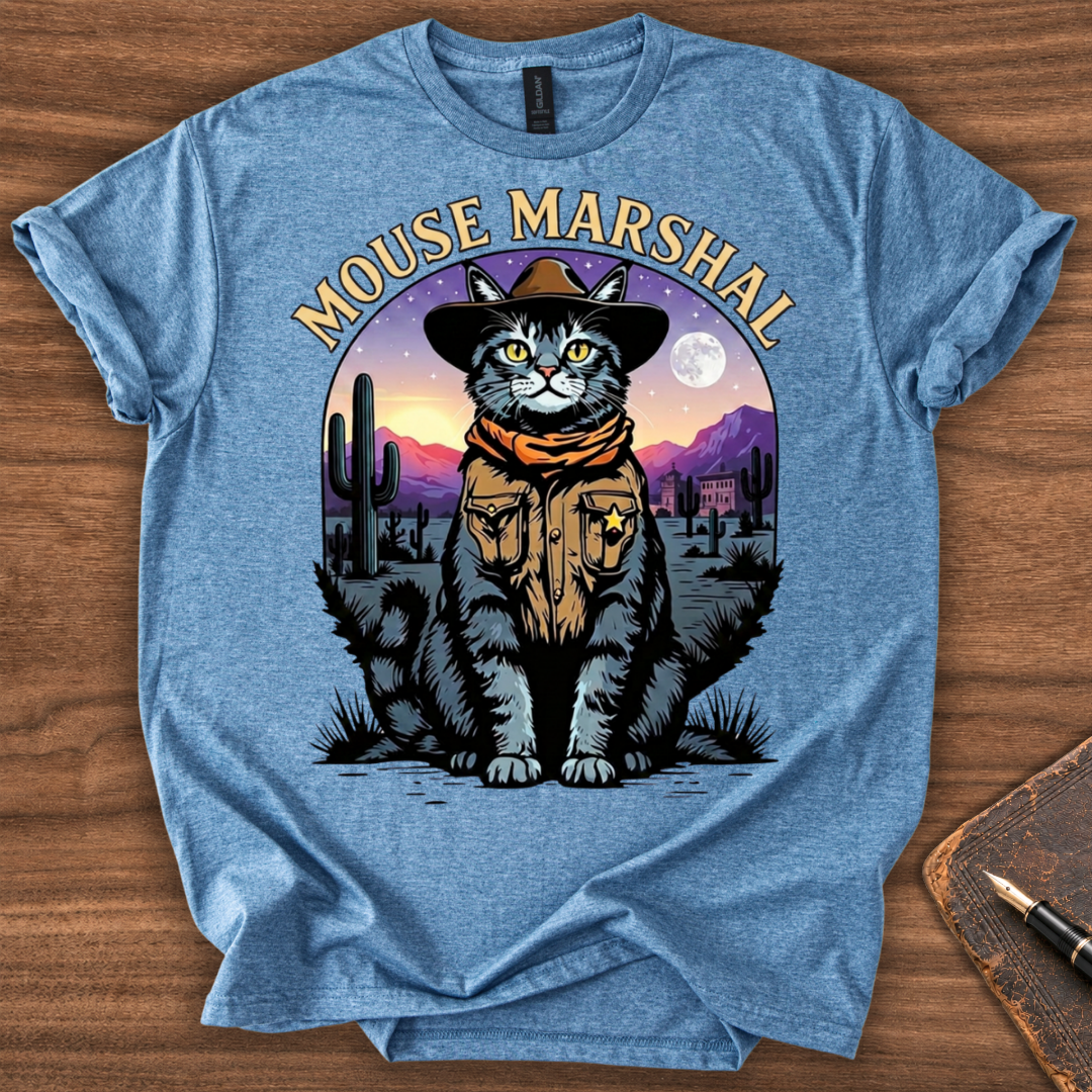 Mouse Marshal Cat T-Shirt - Image 4