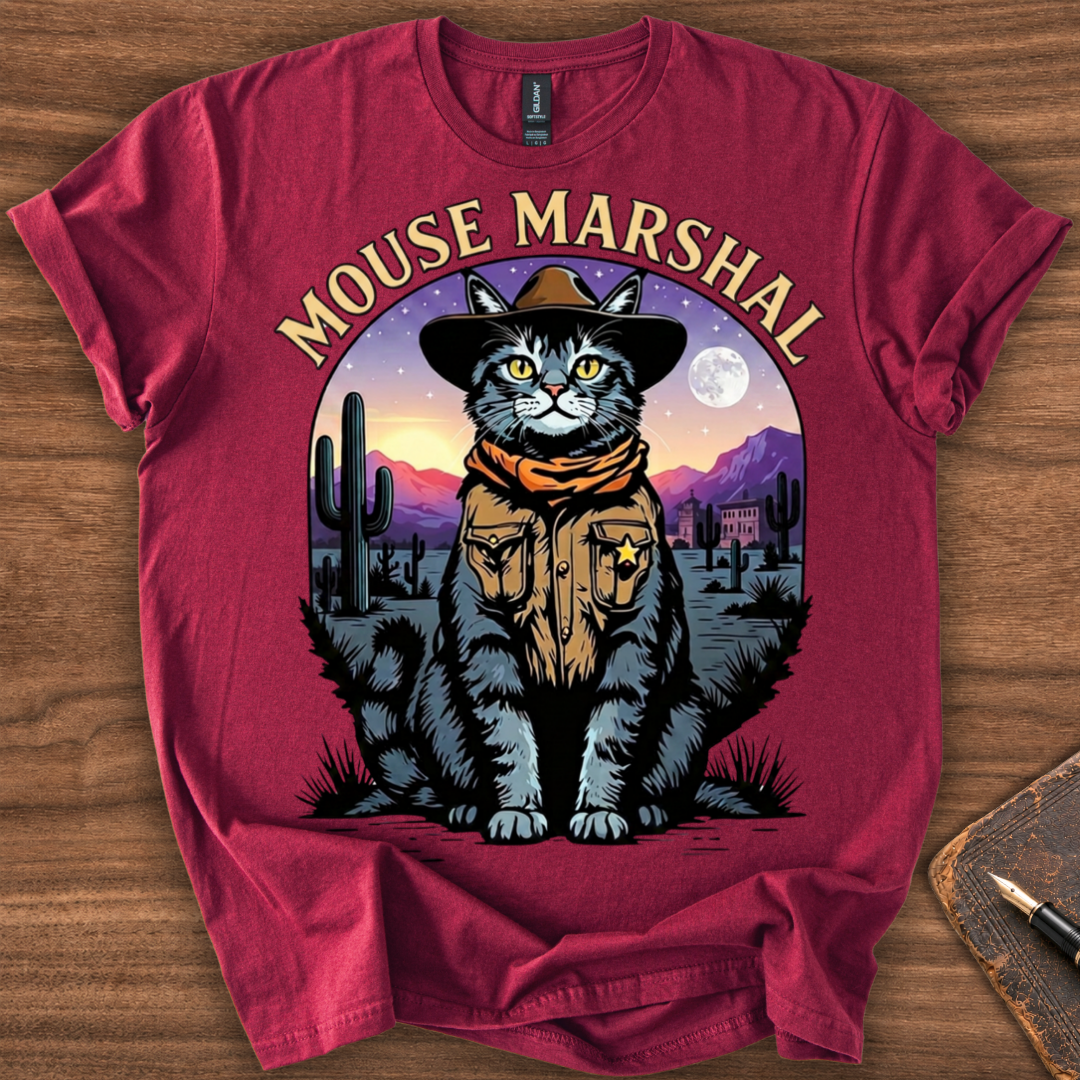 Mouse Marshal Cat T-Shirt - Image 5