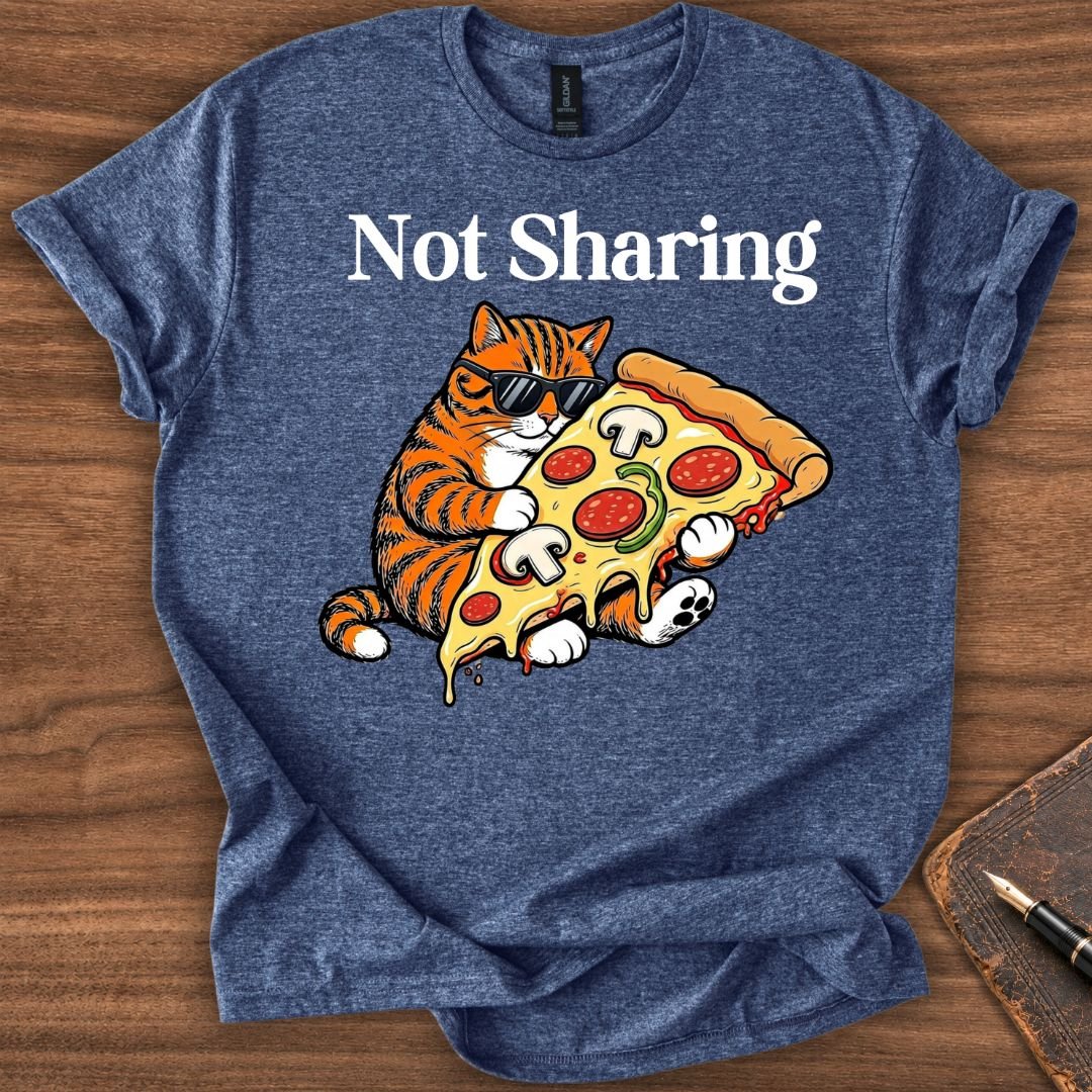 Not Sharing Cat T-Shirt - Image 6
