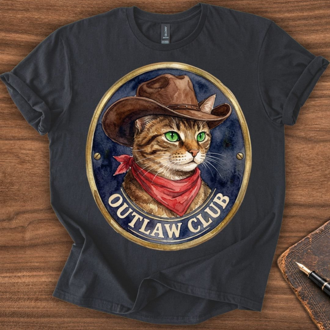 Outlaw Club Cat T-Shirt