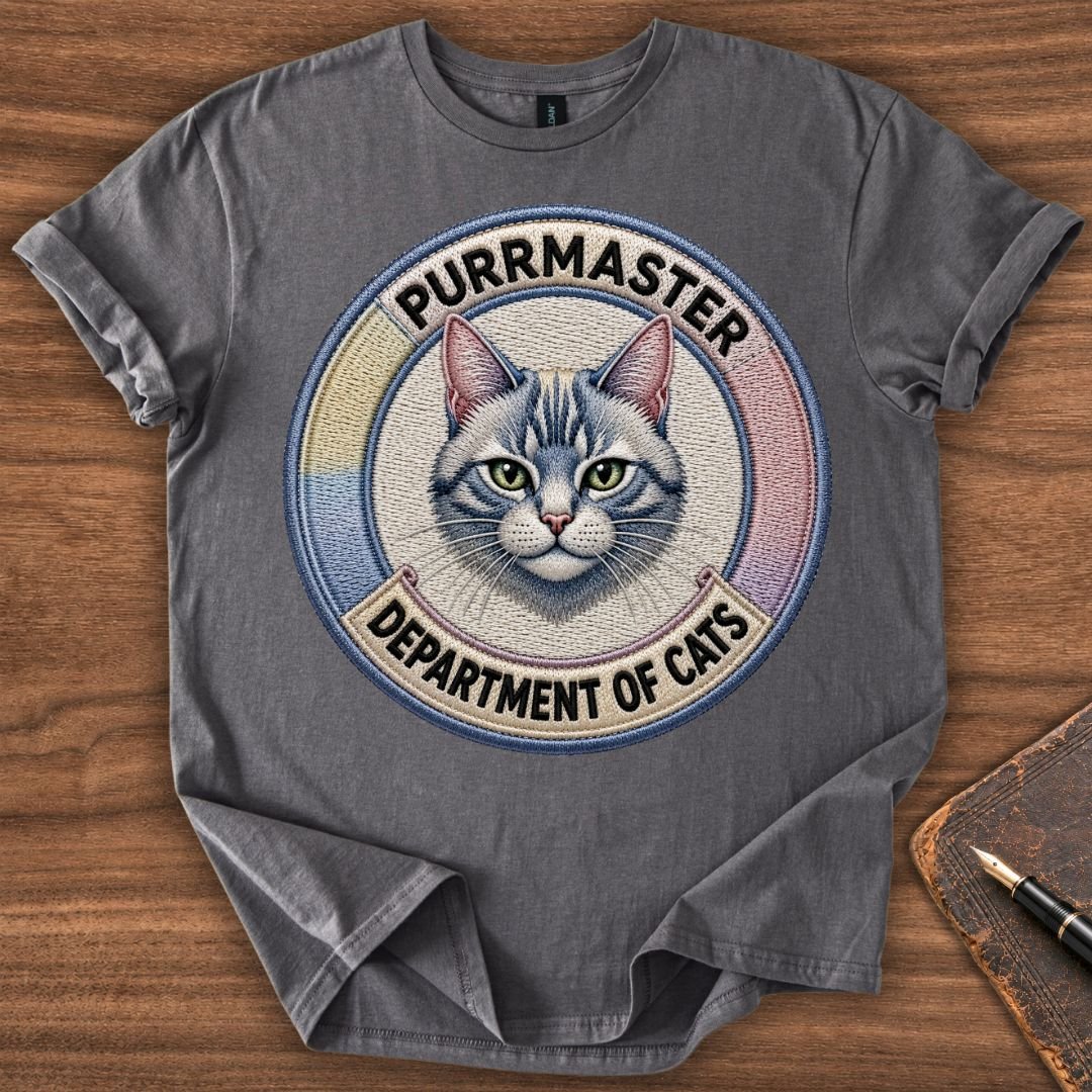 Purrmaster Cat T-Shirt - Image 7