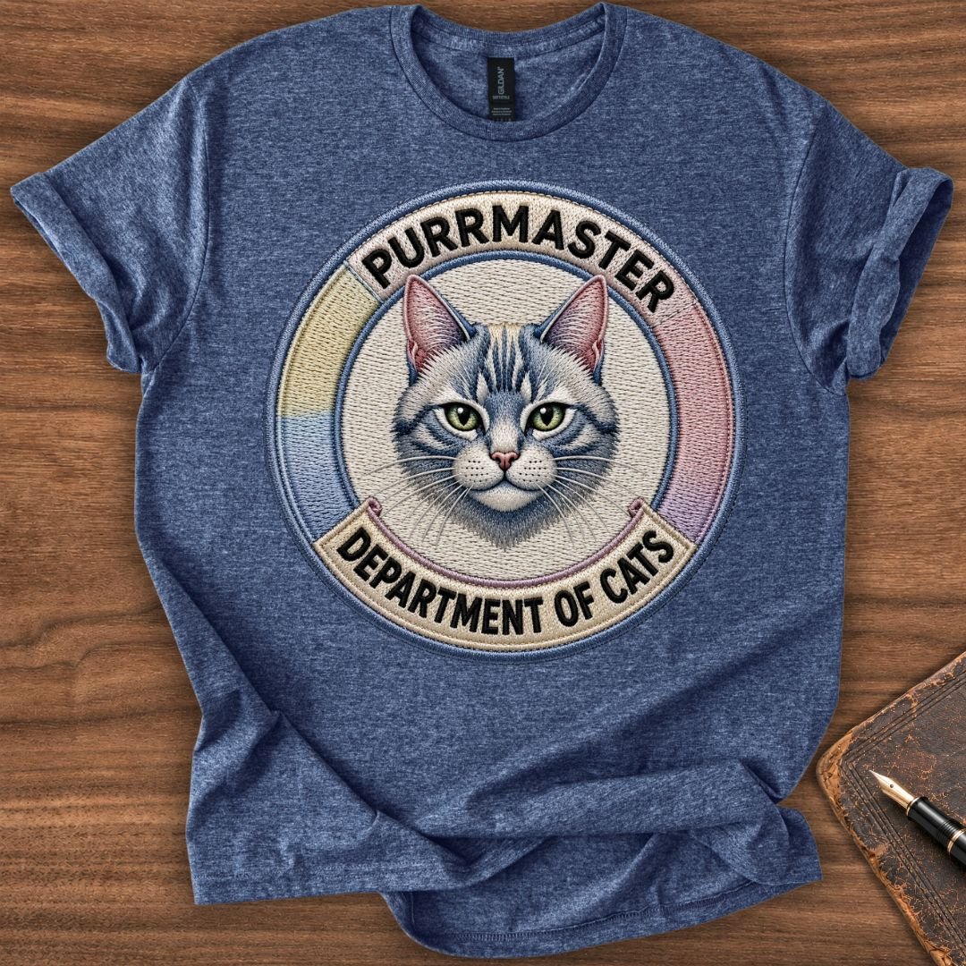 Purrmaster Cat T-Shirt - Image 6