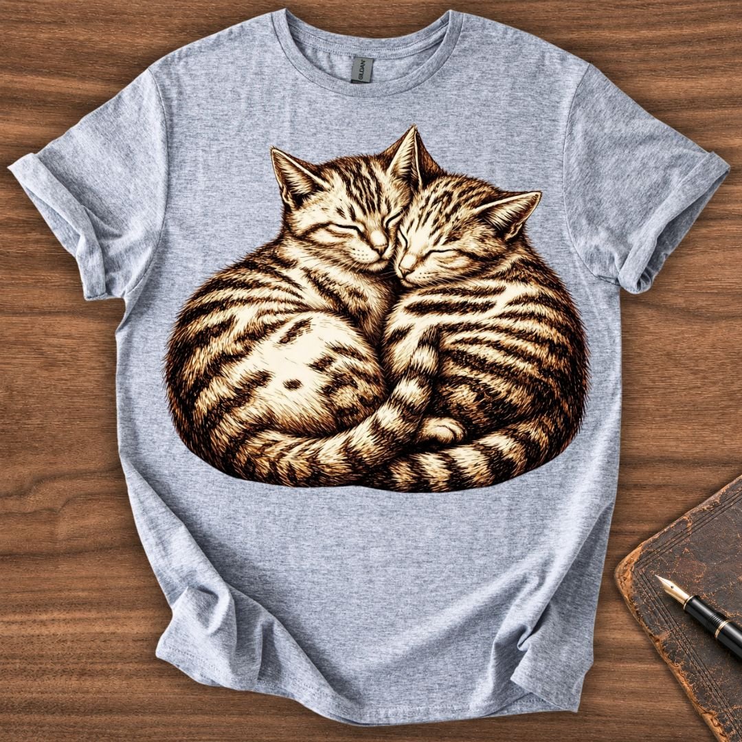 Sleeping Cats T-Shirt - Image 3