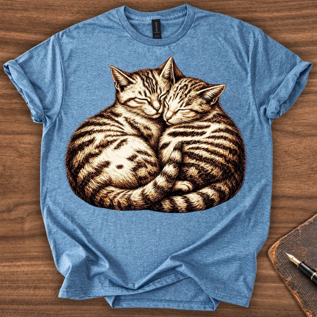 Sleeping Cats T-Shirt - Image 4