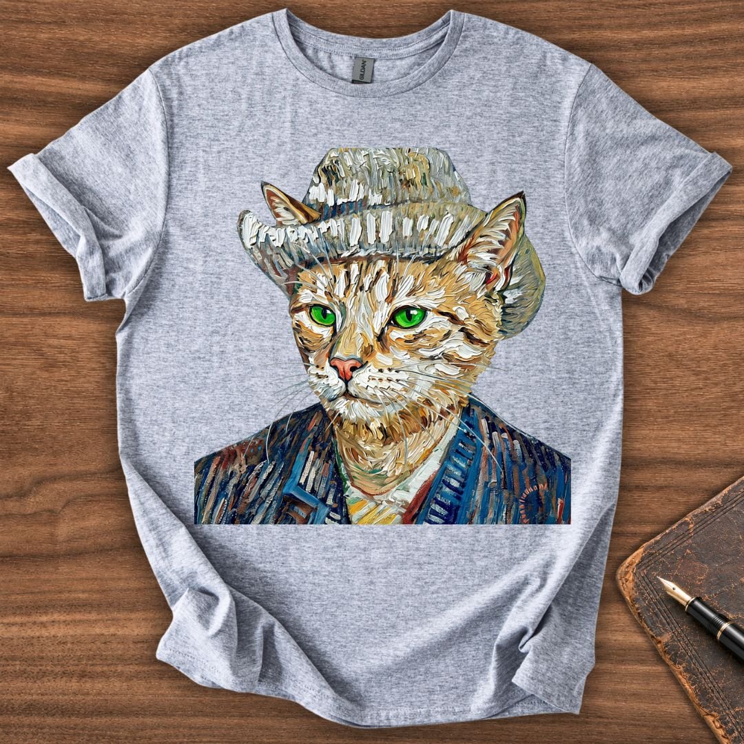 Vincent Cat T-Shirt - Image 4