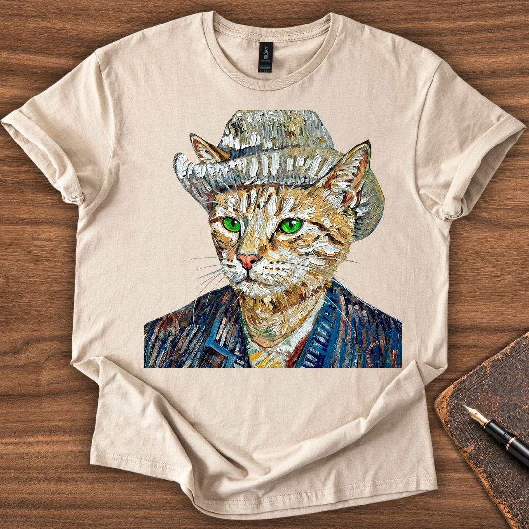 Vincent Cat T-Shirt - Image 3