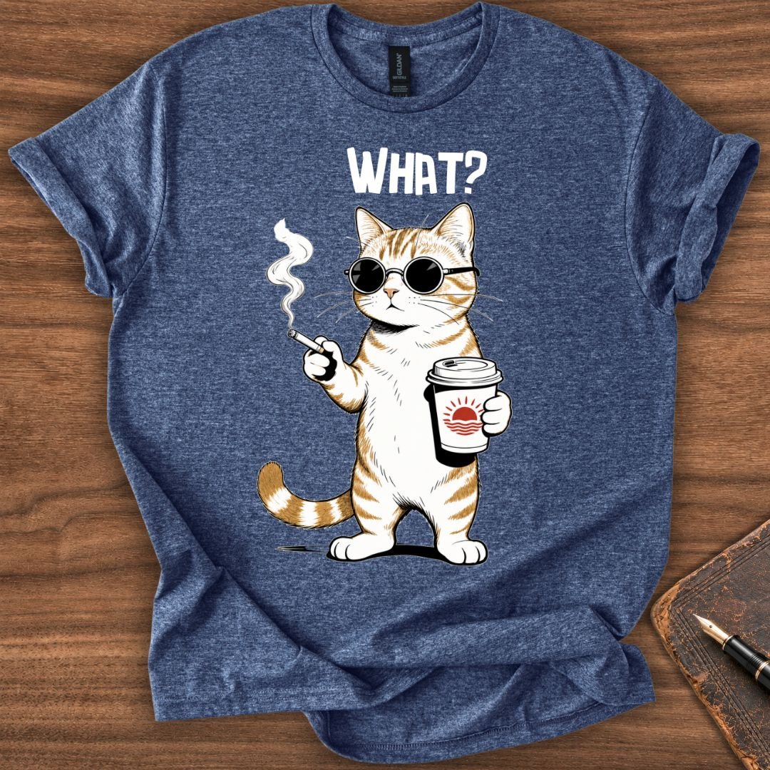 What? Cat T-Shirt - Image 4
